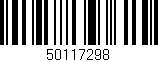 Código de barras (EAN, GTIN, SKU, ISBN): '50117298'