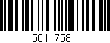 Código de barras (EAN, GTIN, SKU, ISBN): '50117581'