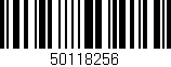 Código de barras (EAN, GTIN, SKU, ISBN): '50118256'