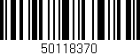 Código de barras (EAN, GTIN, SKU, ISBN): '50118370'