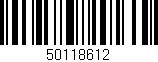 Código de barras (EAN, GTIN, SKU, ISBN): '50118612'