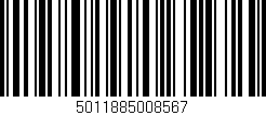 Código de barras (EAN, GTIN, SKU, ISBN): '5011885008567'