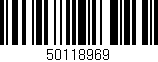 Código de barras (EAN, GTIN, SKU, ISBN): '50118969'