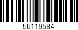 Código de barras (EAN, GTIN, SKU, ISBN): '50119584'