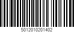 Código de barras (EAN, GTIN, SKU, ISBN): '5012010201402'