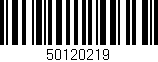 Código de barras (EAN, GTIN, SKU, ISBN): '50120219'