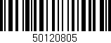 Código de barras (EAN, GTIN, SKU, ISBN): '50120805'