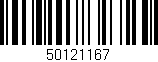 Código de barras (EAN, GTIN, SKU, ISBN): '50121167'