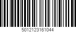 Código de barras (EAN, GTIN, SKU, ISBN): '5012123161044'