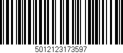 Código de barras (EAN, GTIN, SKU, ISBN): '5012123173597'
