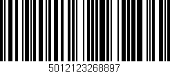 Código de barras (EAN, GTIN, SKU, ISBN): '5012123268897'