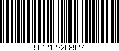Código de barras (EAN, GTIN, SKU, ISBN): '5012123268927'