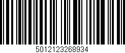 Código de barras (EAN, GTIN, SKU, ISBN): '5012123268934'