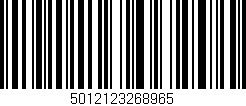 Código de barras (EAN, GTIN, SKU, ISBN): '5012123268965'