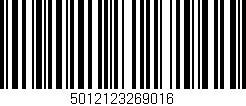 Código de barras (EAN, GTIN, SKU, ISBN): '5012123269016'