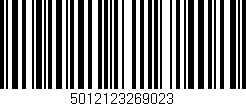 Código de barras (EAN, GTIN, SKU, ISBN): '5012123269023'