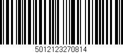 Código de barras (EAN, GTIN, SKU, ISBN): '5012123270814'