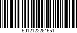Código de barras (EAN, GTIN, SKU, ISBN): '5012123281551'