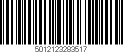 Código de barras (EAN, GTIN, SKU, ISBN): '5012123283517'
