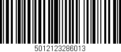 Código de barras (EAN, GTIN, SKU, ISBN): '5012123286013'