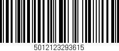 Código de barras (EAN, GTIN, SKU, ISBN): '5012123293615'