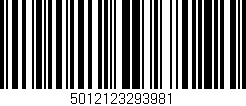 Código de barras (EAN, GTIN, SKU, ISBN): '5012123293981'