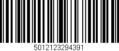 Código de barras (EAN, GTIN, SKU, ISBN): '5012123294391'