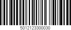 Código de barras (EAN, GTIN, SKU, ISBN): '5012123300030'