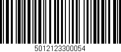 Código de barras (EAN, GTIN, SKU, ISBN): '5012123300054'