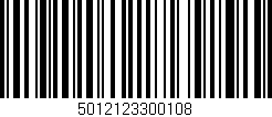 Código de barras (EAN, GTIN, SKU, ISBN): '5012123300108'