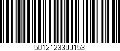 Código de barras (EAN, GTIN, SKU, ISBN): '5012123300153'