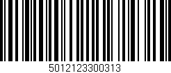 Código de barras (EAN, GTIN, SKU, ISBN): '5012123300313'