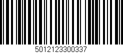 Código de barras (EAN, GTIN, SKU, ISBN): '5012123300337'