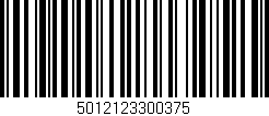 Código de barras (EAN, GTIN, SKU, ISBN): '5012123300375'