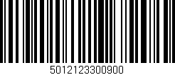 Código de barras (EAN, GTIN, SKU, ISBN): '5012123300900'