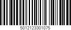 Código de barras (EAN, GTIN, SKU, ISBN): '5012123301075'