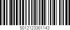 Código de barras (EAN, GTIN, SKU, ISBN): '5012123301143'