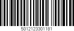 Código de barras (EAN, GTIN, SKU, ISBN): '5012123301181'