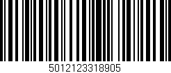 Código de barras (EAN, GTIN, SKU, ISBN): '5012123318905'