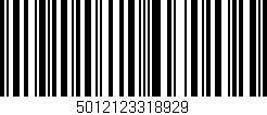 Código de barras (EAN, GTIN, SKU, ISBN): '5012123318929'