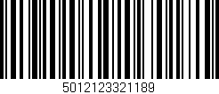 Código de barras (EAN, GTIN, SKU, ISBN): '5012123321189'