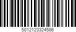Código de barras (EAN, GTIN, SKU, ISBN): '5012123324586'