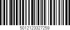 Código de barras (EAN, GTIN, SKU, ISBN): '5012123327259'