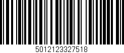 Código de barras (EAN, GTIN, SKU, ISBN): '5012123327518'