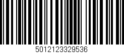 Código de barras (EAN, GTIN, SKU, ISBN): '5012123329536'