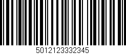 Código de barras (EAN, GTIN, SKU, ISBN): '5012123332345'