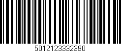 Código de barras (EAN, GTIN, SKU, ISBN): '5012123332390'