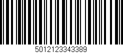 Código de barras (EAN, GTIN, SKU, ISBN): '5012123343389'