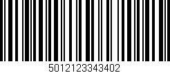 Código de barras (EAN, GTIN, SKU, ISBN): '5012123343402'