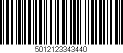 Código de barras (EAN, GTIN, SKU, ISBN): '5012123343440'